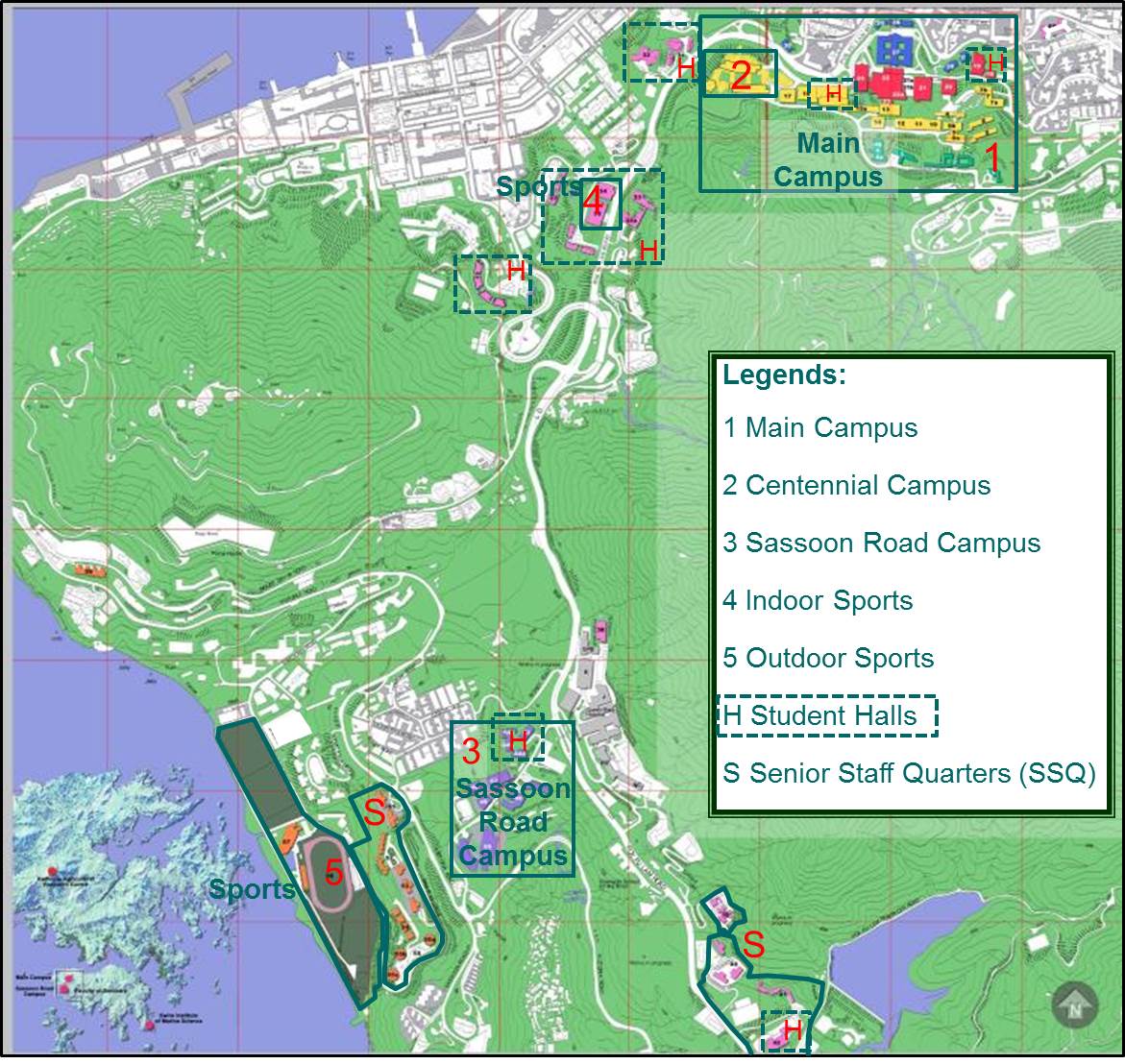 Main Campus and Centennial Campus